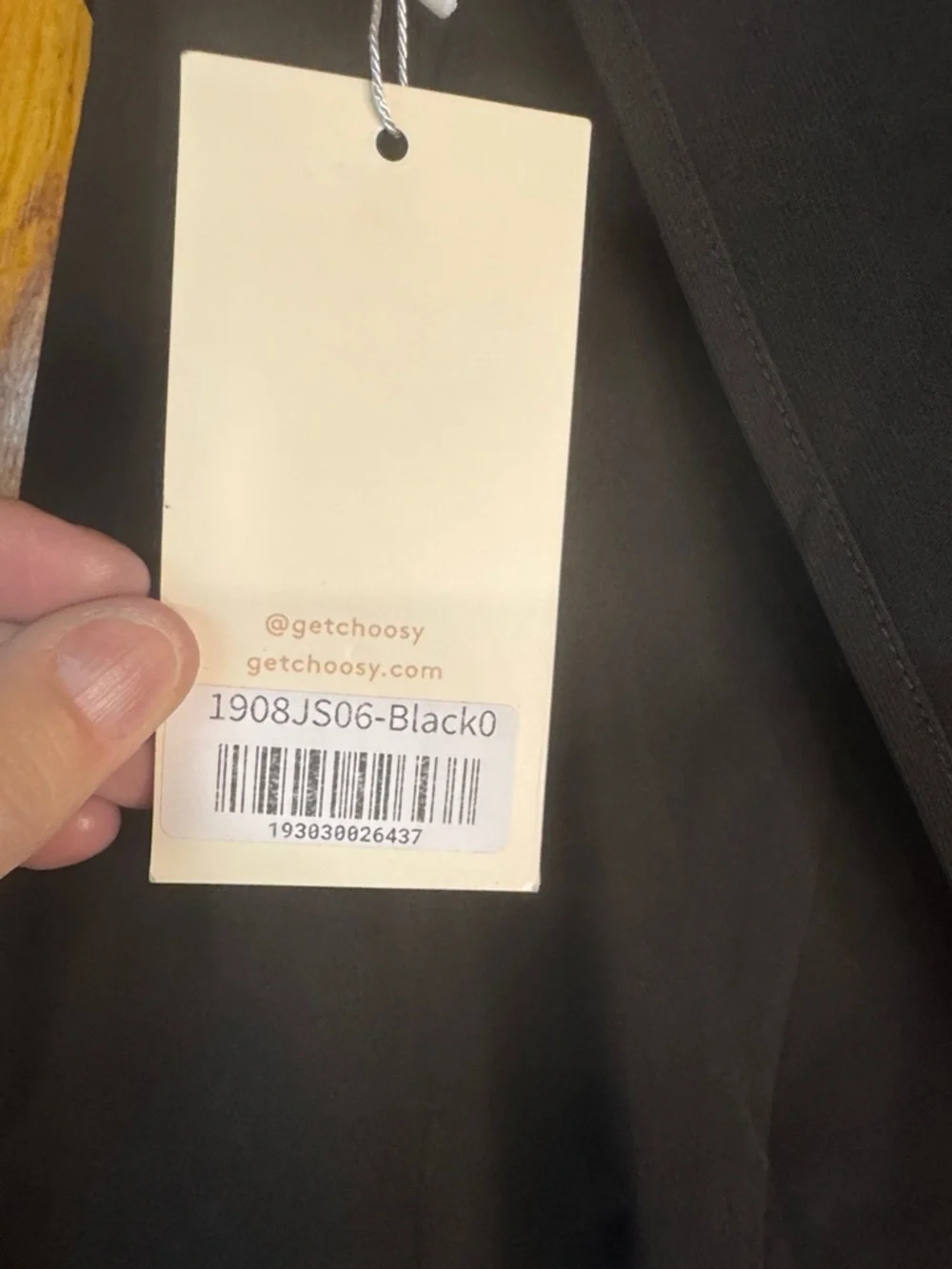 Choosy Elegent One-Shoulder Tie Wide-Leg Pant Jumpsuit with Belt,Black - Picture 9 of 11